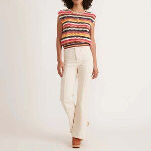 MARINE LAYER ARCHIVE FAYE DOLMAN TOP MULTI STRIPE NWT SIZE M
